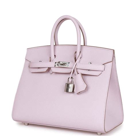 hermes birkin 25 sellier epsom pale mauve